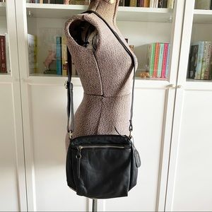 Great American Leatherworks Black Crossbody Purse